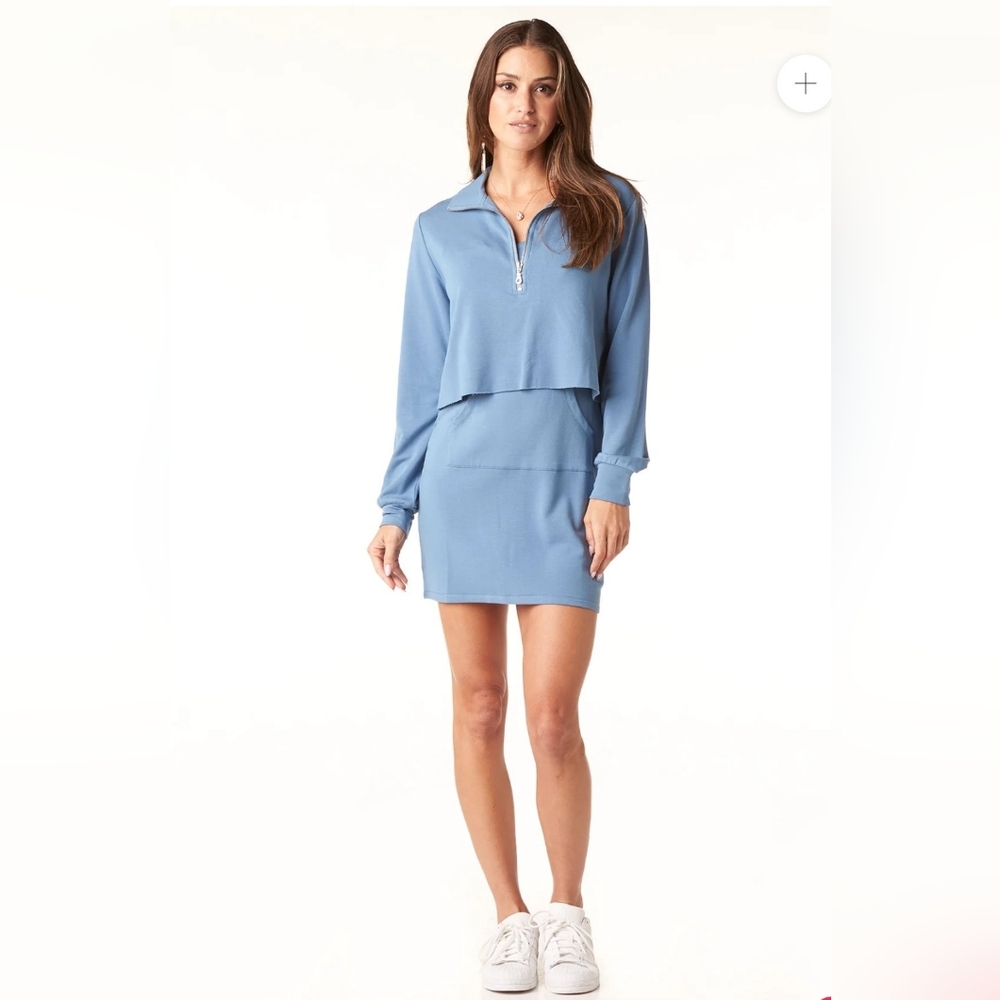 NEW TART Collection Aeliana Lavender Hoodie Dress Size Small